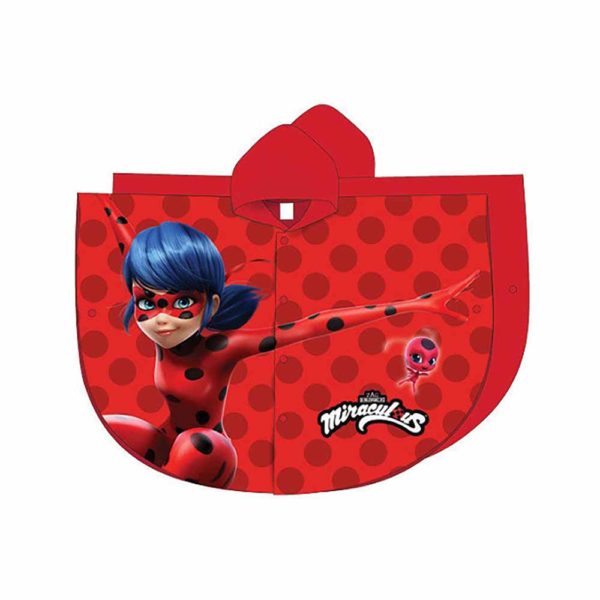 Miraculous, Ladybug, Katicabogár esőkabát poncsó