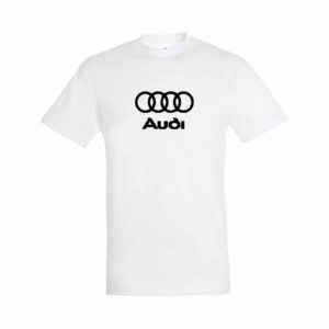 Audi emblémás póló - Fehér